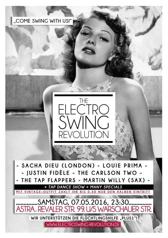 Electro Swing Revolution - フライヤー表