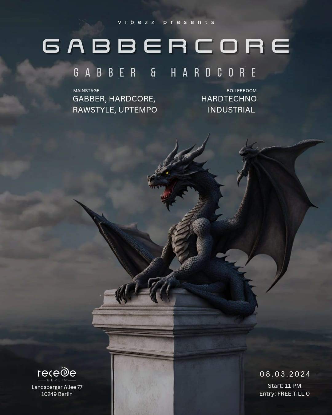 GABBERCORE / Gabber, Hardcore, Hardtechno / FREE TILL 0 en Recede Club ...