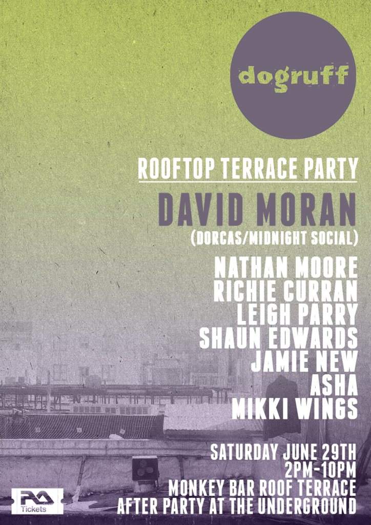 Dogruff Roof Terrace Party with David Moran - Página frontal