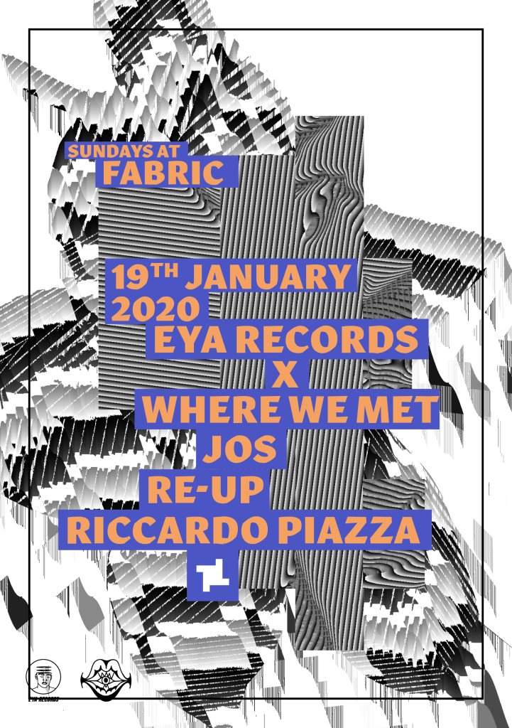 Sundays at fabric: EYA Records x Where We Met - Página trasera