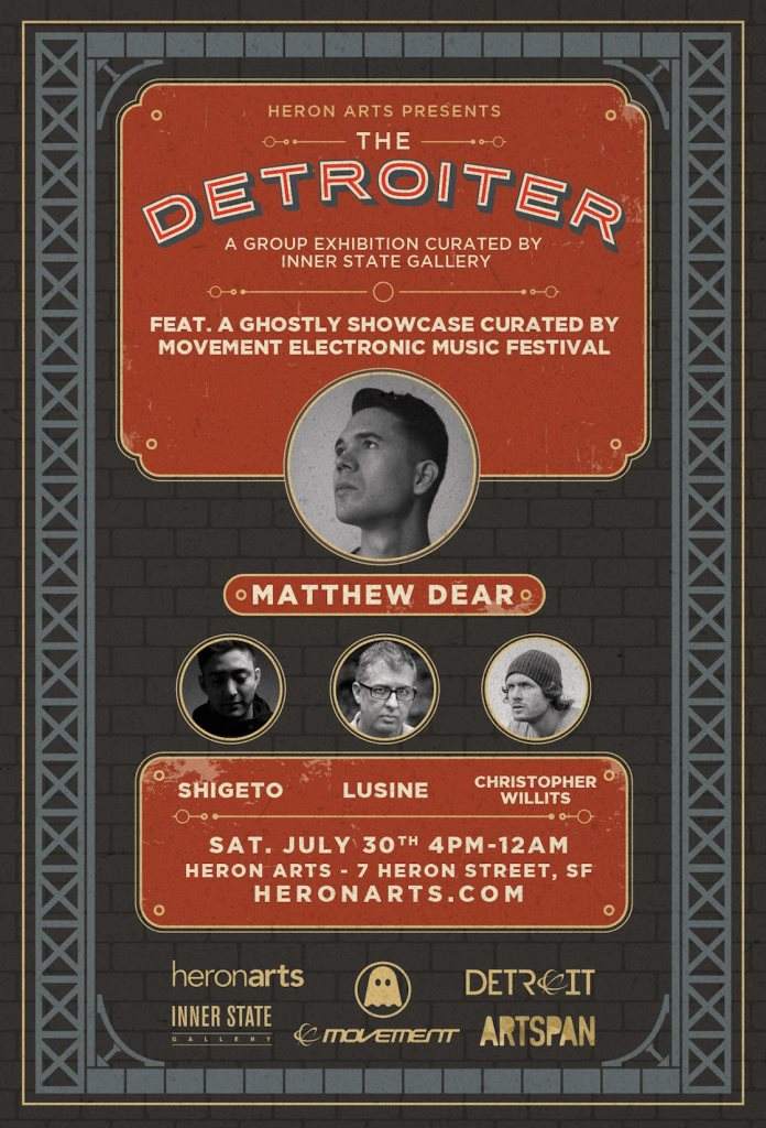 The Detroiter: Ghostly Showcase with Matthew Dear, Shigeto, Lusine & Christopher Willits - Página frontal