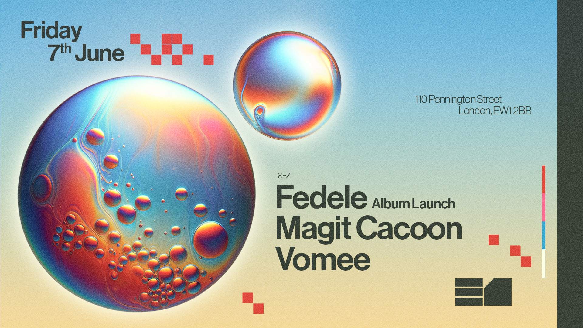 Fedele (Album Launch), Magit Cacoon - Página frontal