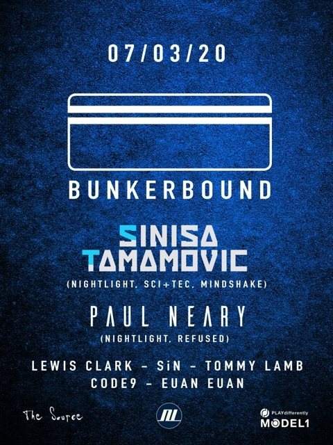 Bunkerbound with Sinisa Tamamovic, Paul Neary & More - Página frontal