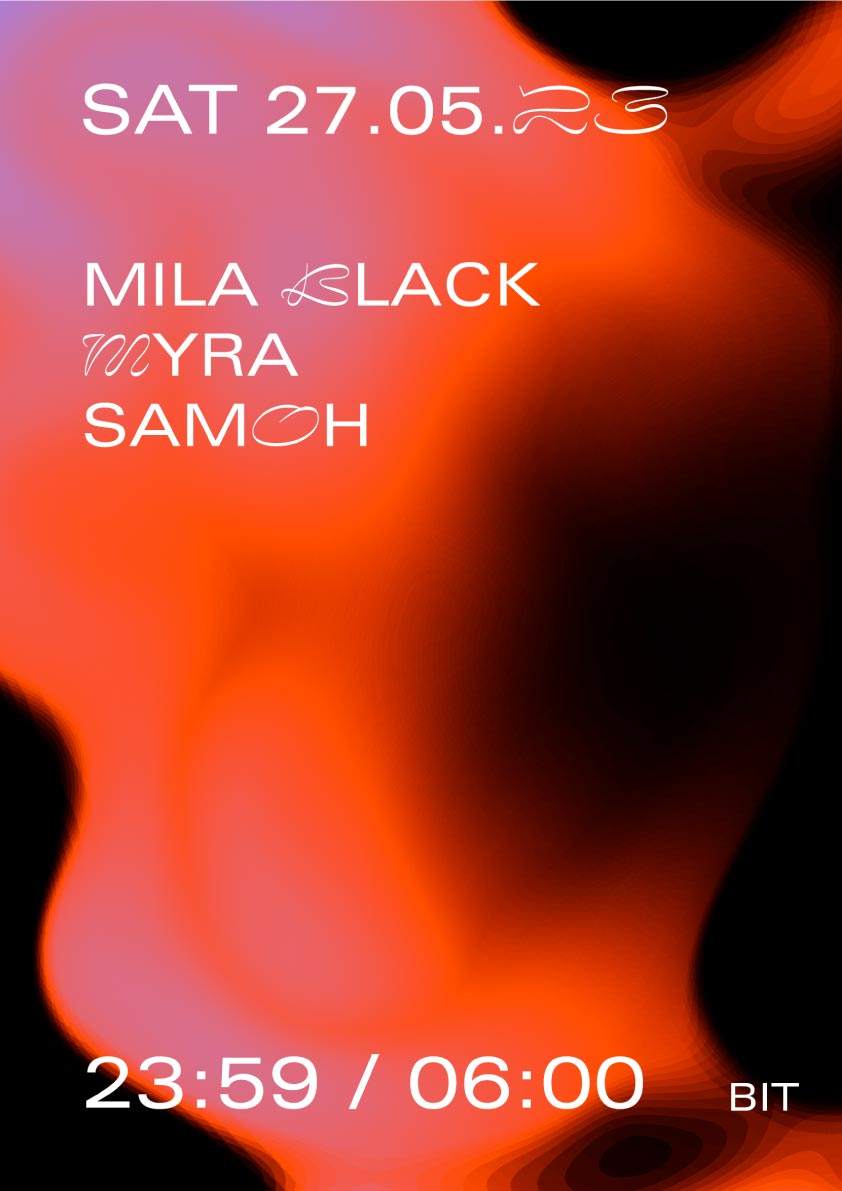 W/ Mila Black, MYRA & SAMOH - Página frontal