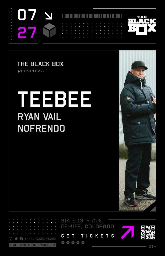 The Black Box presents: Teebee at The Black Box, Denver