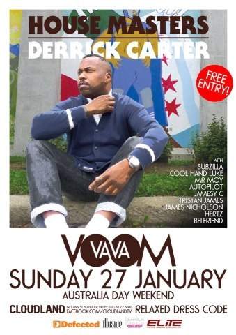VaVa Voom Sunday Sessions featuring Derrick Carter - Página frontal