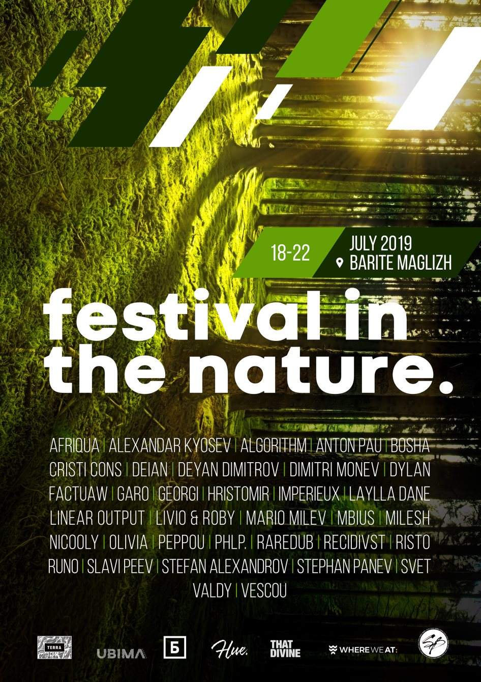 Festival in the Nature 2019 - フライヤー裏