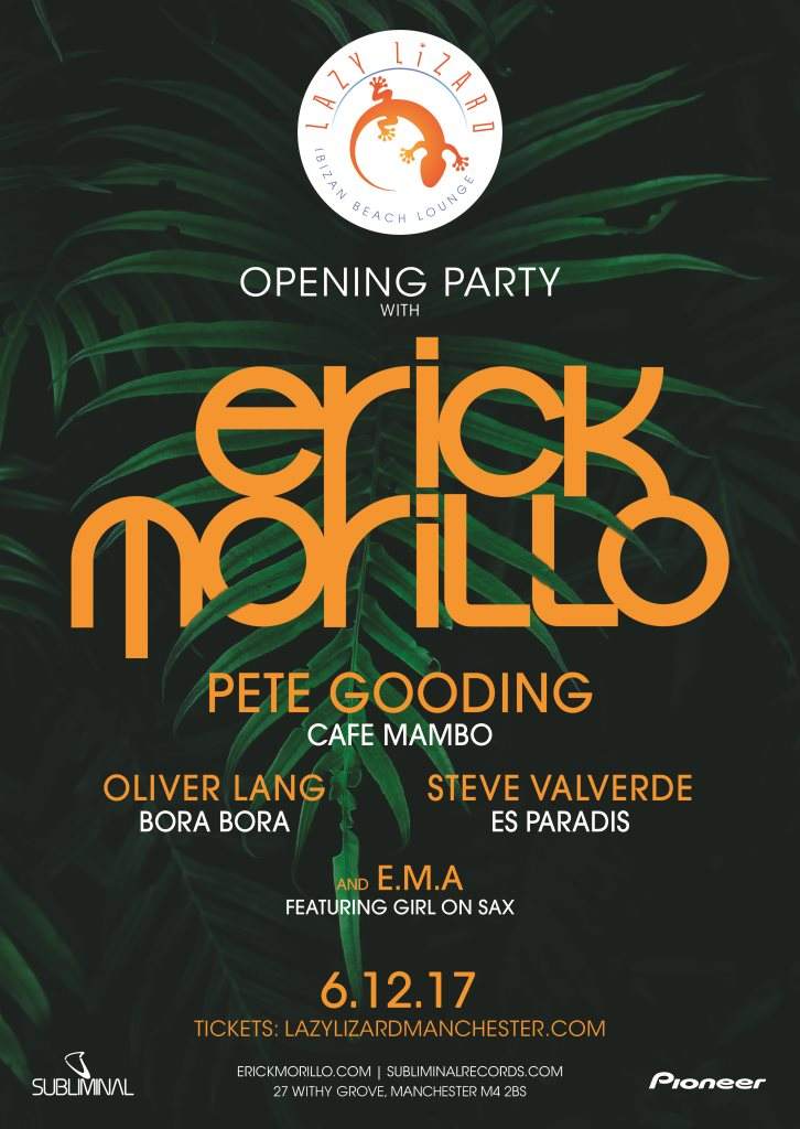 Opening Party with Erick Morillo - Página frontal