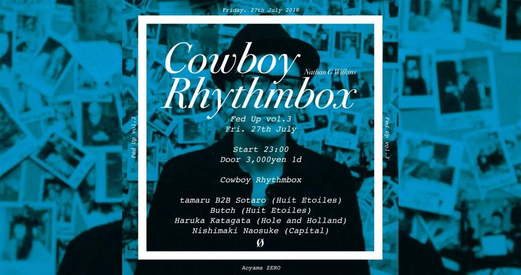 Fed Up vol.3 Cowboy Rhythmbox - フライヤー表