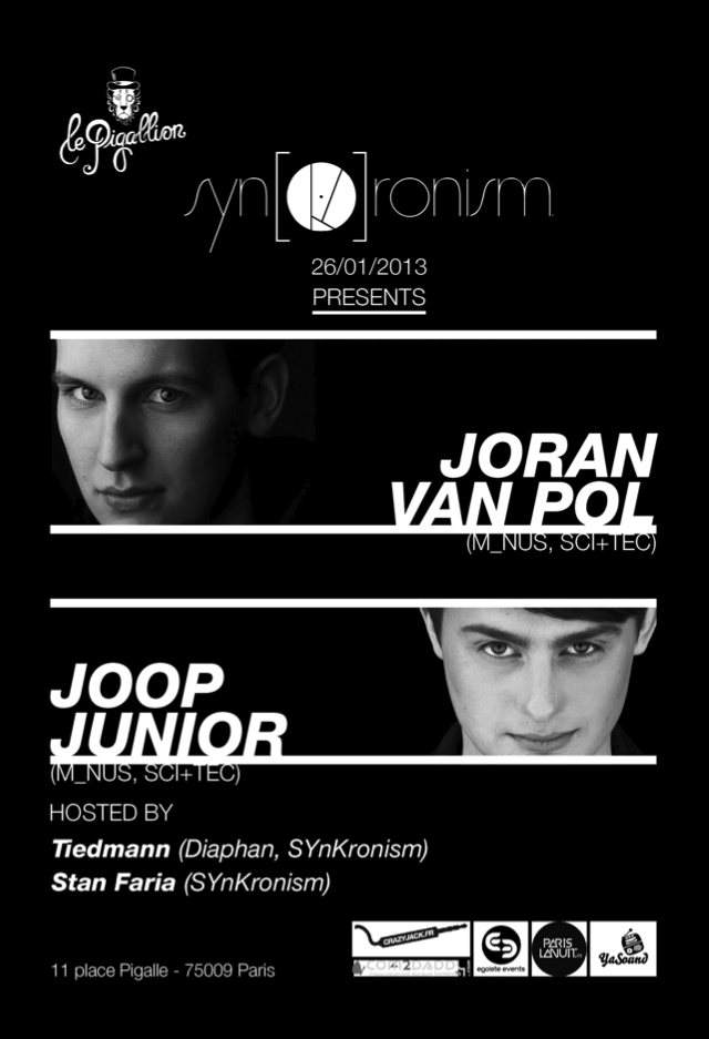 Synkronism presents Joop Junior - Live - Página frontal