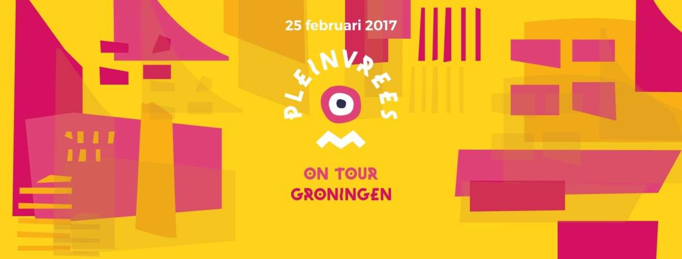 Pleinvrees on Tour - Groningen - Flyer front