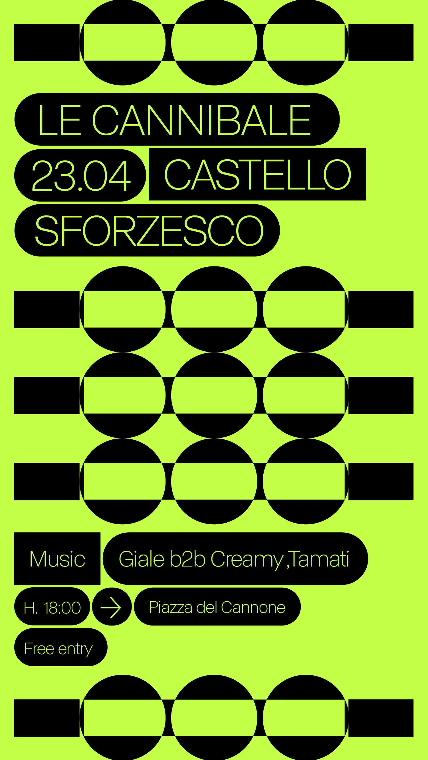 Le Cannibale al Castello Sforzesco - Design Week closing at Castello ...