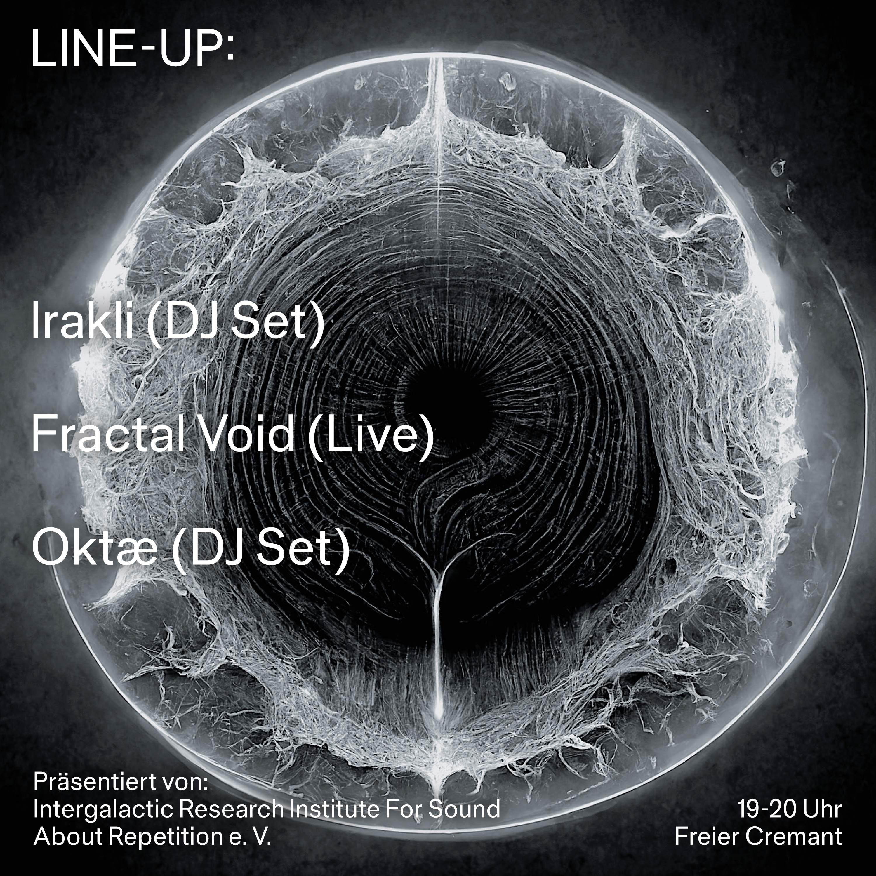 Pre-Listening Evening: Fractal Void - Elemental Collection EP w/ Irakli, OKTÆ - フライヤー裏