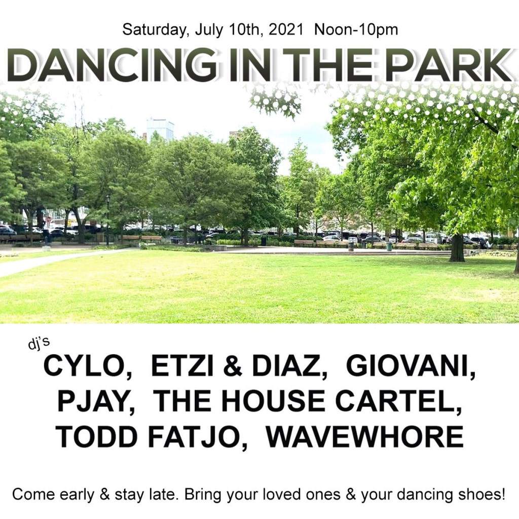 Dancing In The Park - フライヤー表