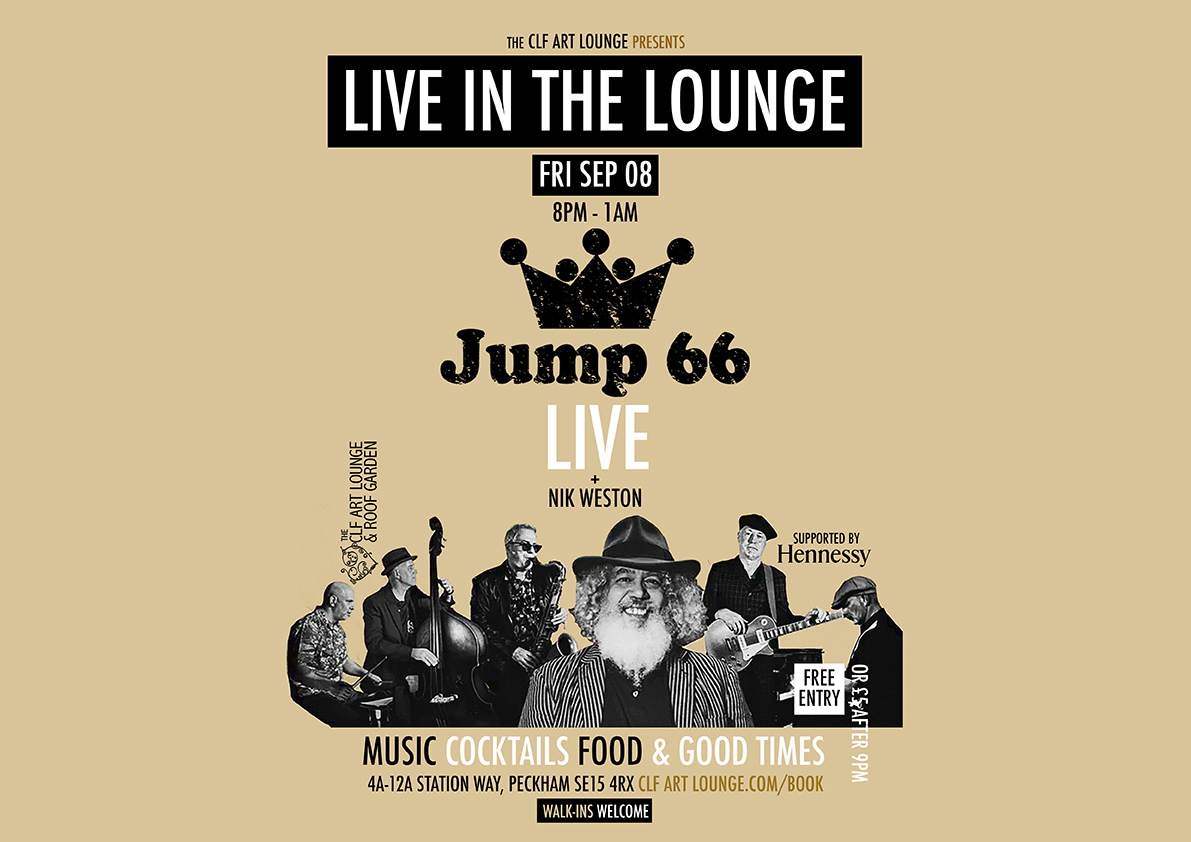Jump 66 - Live In The Lounge + DJ Nik Weston - フライヤー表