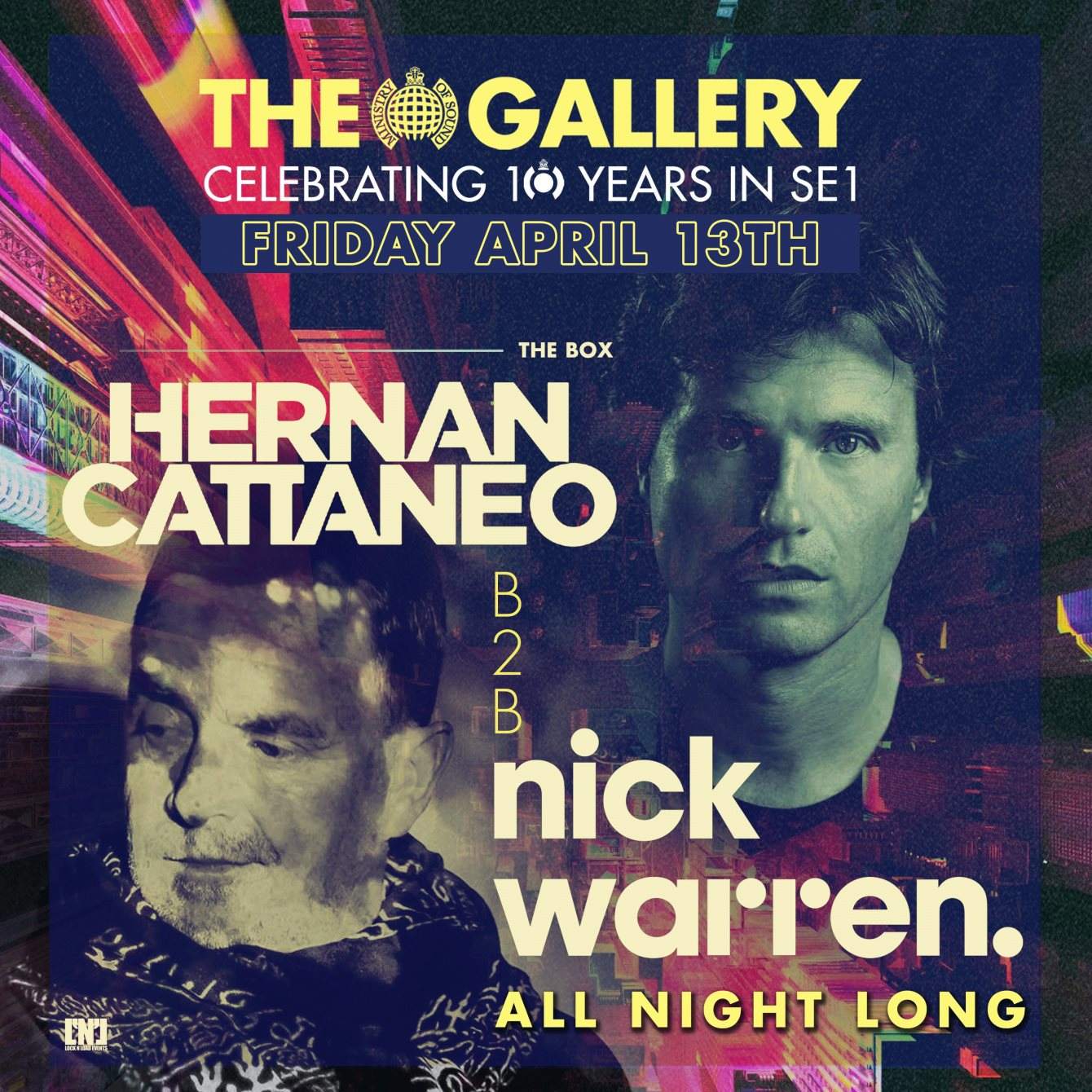 The Gallery: Hernan Cattaneo B2B Nick Warren - フライヤー表