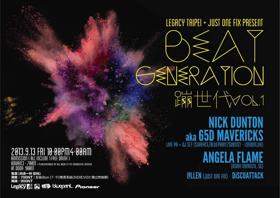 Beat Generation Vol.1 feat. Nick Dunton - Página frontal