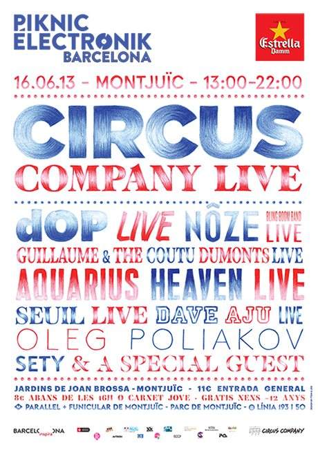 Piknic Electronik Barcelona #3 Circus Company Live - Página trasera