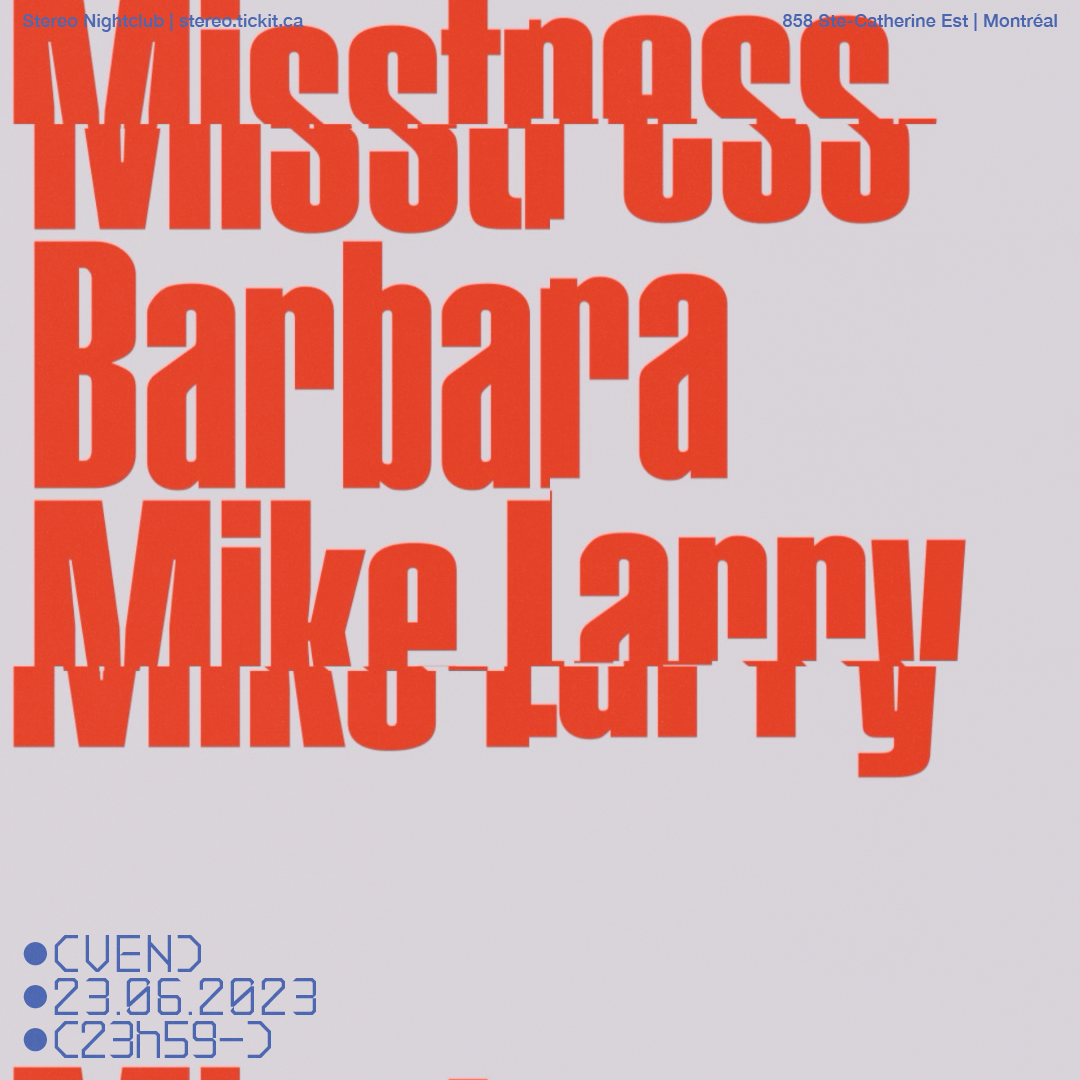 Misstress Barbara - Mike Larry - Página frontal