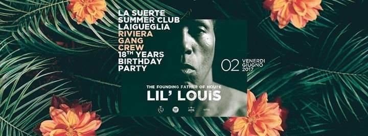 LIL' Louis for Riviera Gang Crew 18th B.Day - Página frontal