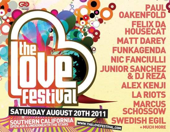 The Love Festival 2011 - Página frontal