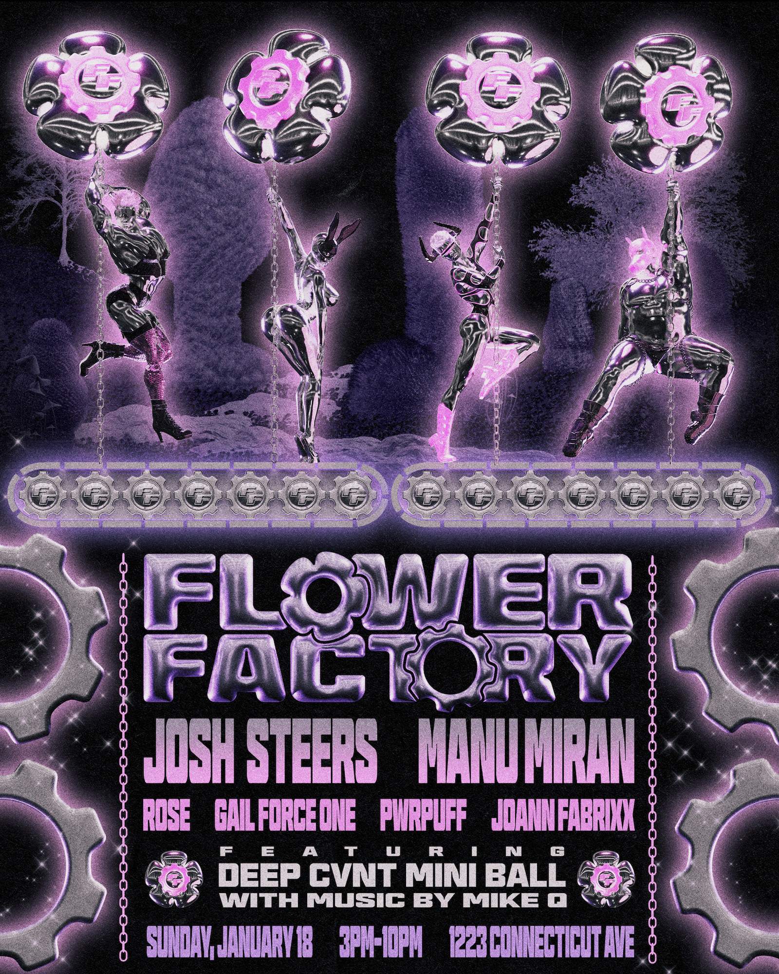 Flower Factory feat. Deep Cvnt Mini Ball Deluxe at Zebbie's Garden