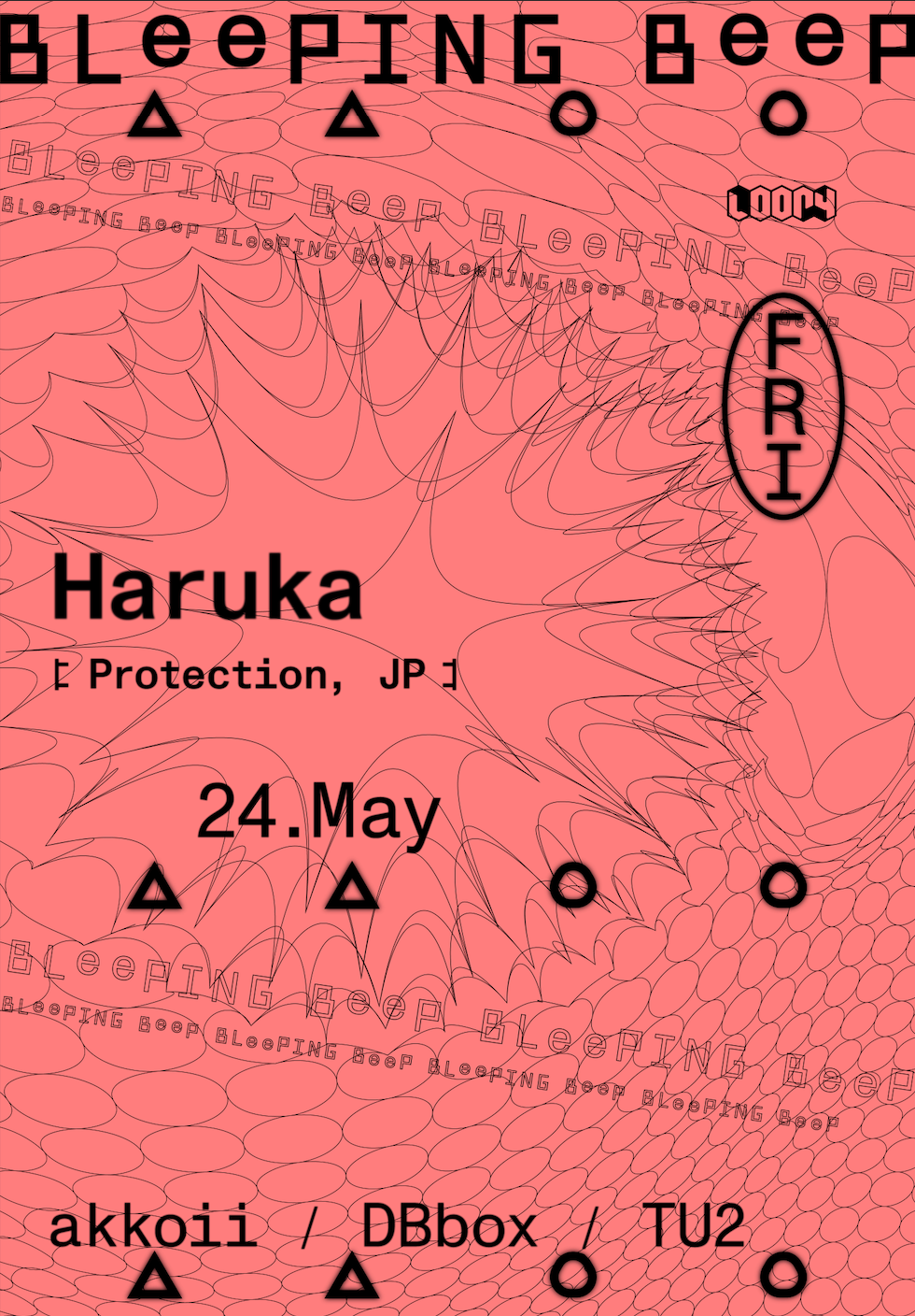 bleeping beep with Haruka [Protection] - フライヤー表