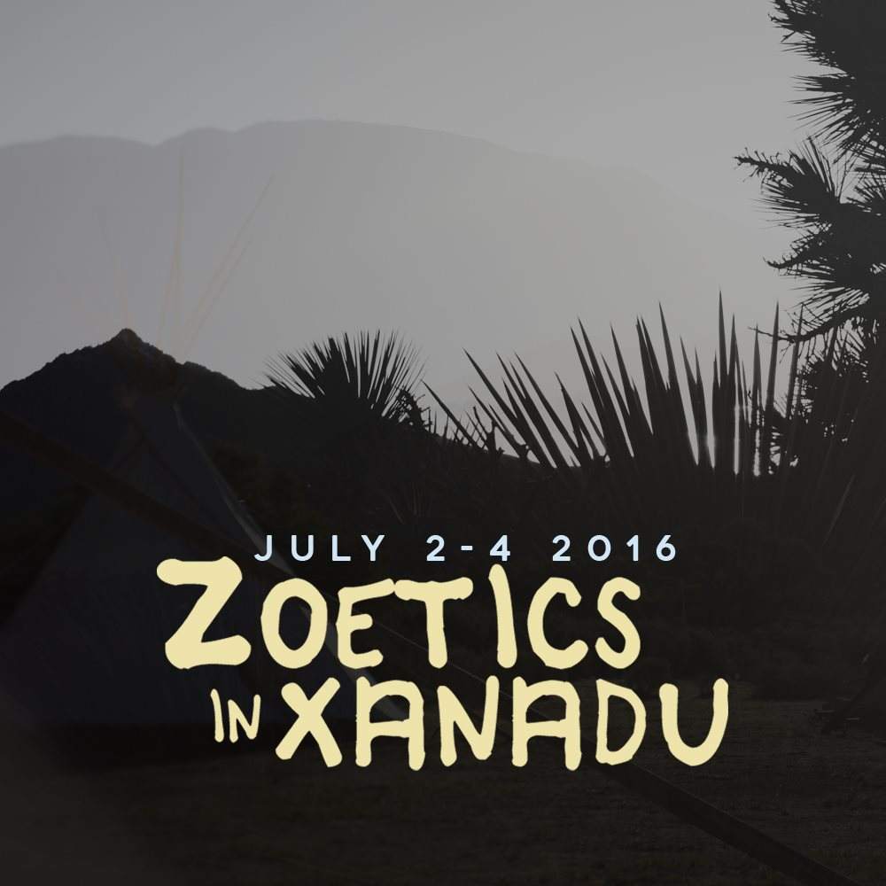 Zoetics in Xanadu Weekend Retreat with Doc, Derek Plaslaiko, Raiz & More - Página trasera