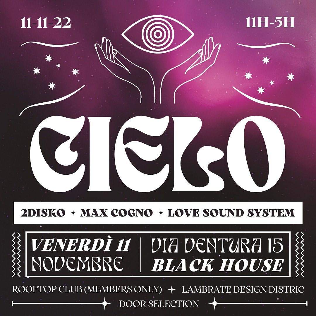 Cielo at Black House Club, Milan