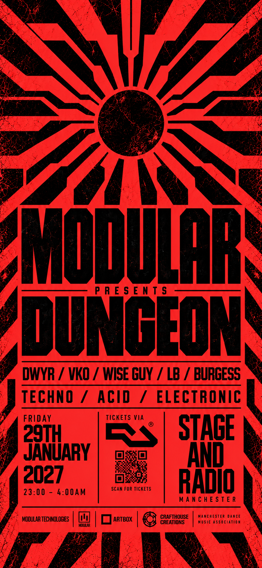 Modular: presents Dungeon (Techno/Acid/Electronic) at Stage and Radio ...