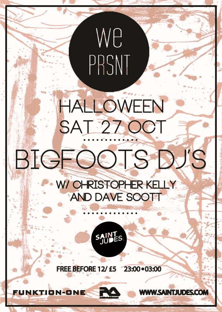 We Prsnt Halloween - Bigfoot's Dj's Christopher Kelly, Dave Scott - Página frontal