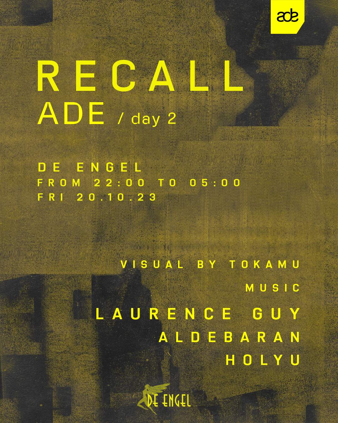 Recall ADE - day 2 - フライヤー表