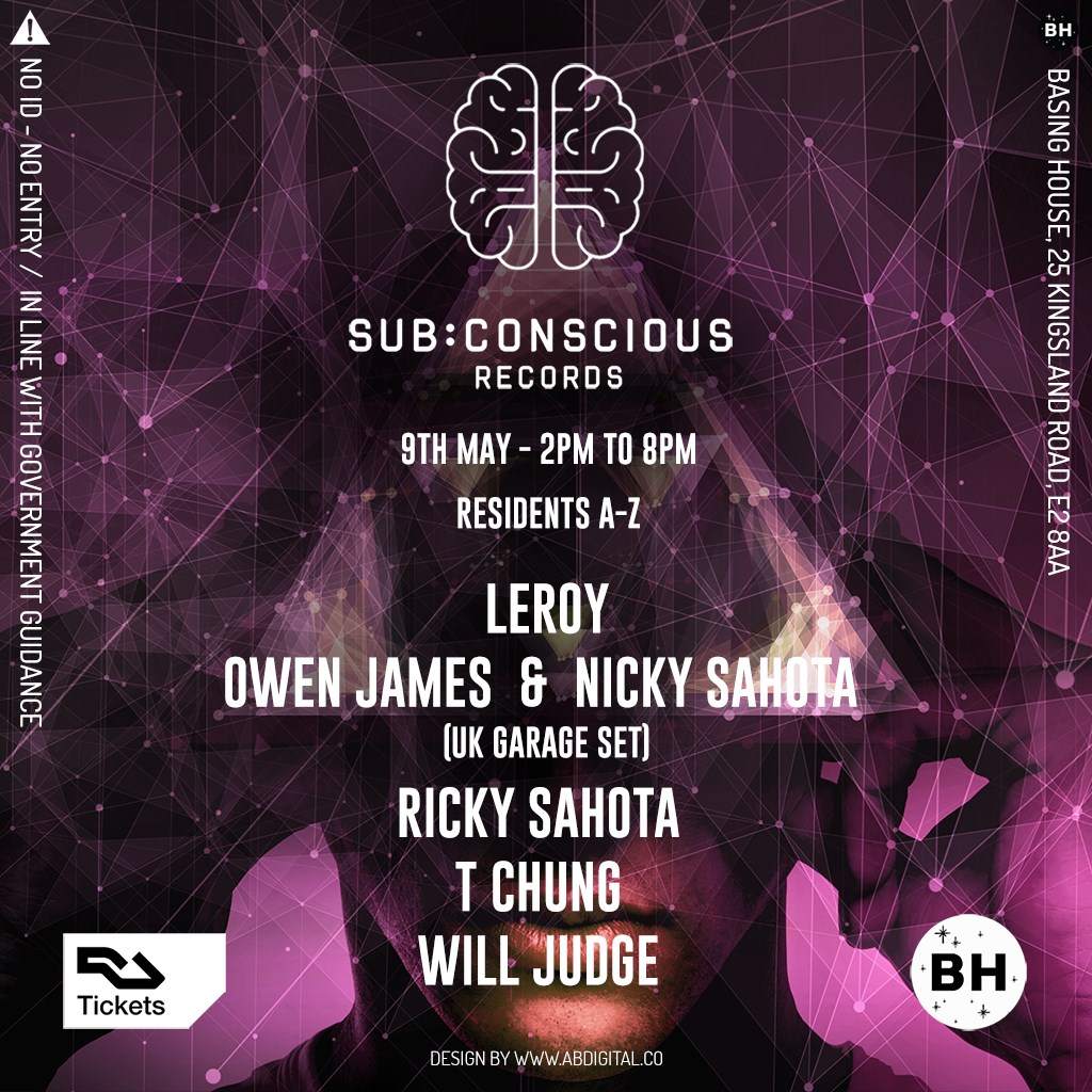 Sub:Conscious Records Rooftop Session - フライヤー表