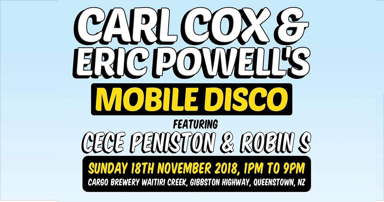 Carl Cox and Eric Powell’s Mobile Disco - Queenstown NZ - Página frontal