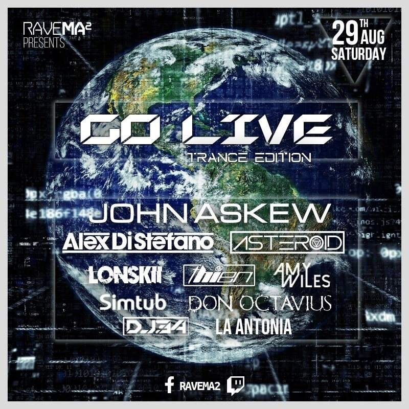 Rave Ma² presents: GO Live [Trance Edition] - フライヤー表