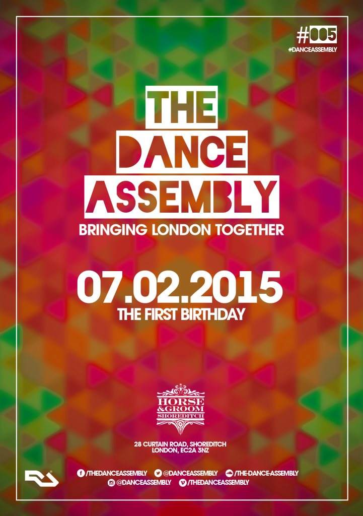 The Dance Assembly #005 - The First Birthday - フライヤー表