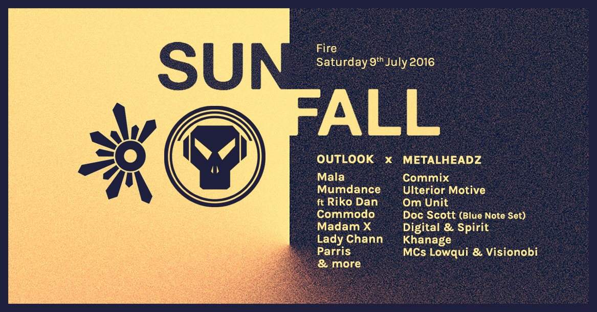 Sunfall: Outlook x Metalheadz - Página frontal
