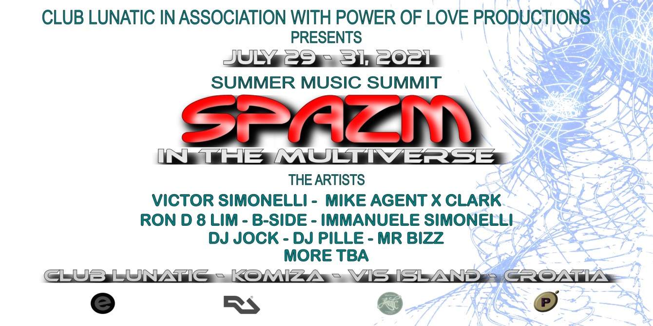 Spazm In The Multiverse - Summer Music Summit - Croatia - フライヤー裏
