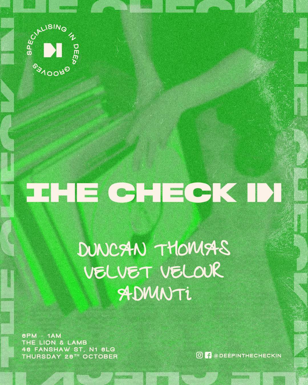The Check In - フライヤー表