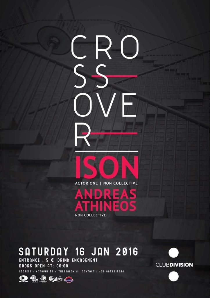 Club Division presents Crossover w/ Ison & Andreas Athineos - Página frontal