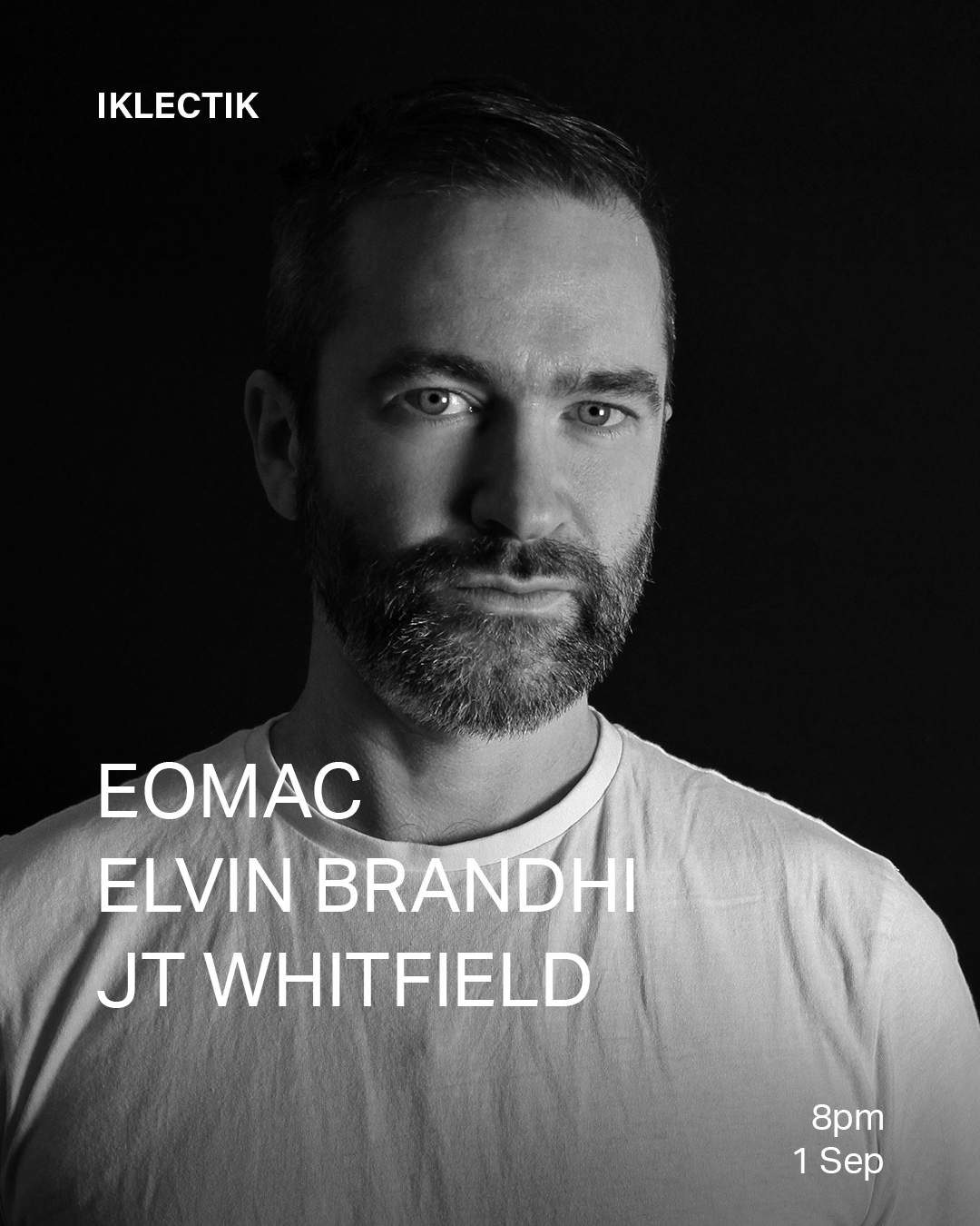 Eomac + Elvin Brandhi + JT Whitfield + Nev Lilit - フライヤー表