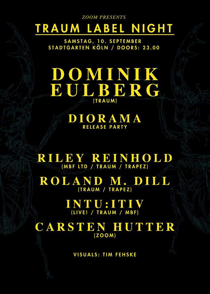 Zoom presents Dominik Eulberg ' Diorama' Release Party - フライヤー表
