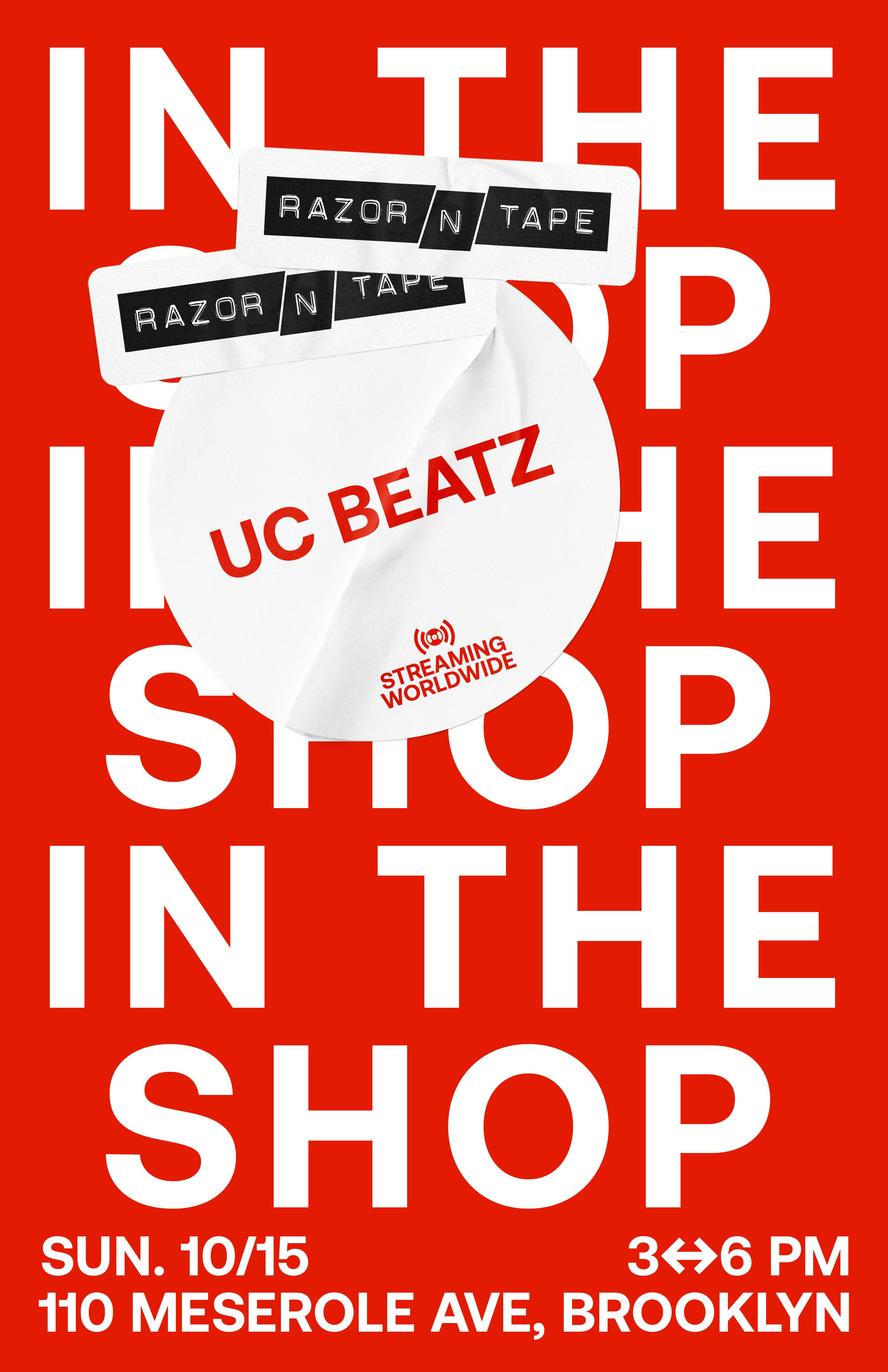 In The Shop: UC Beatz - Página frontal