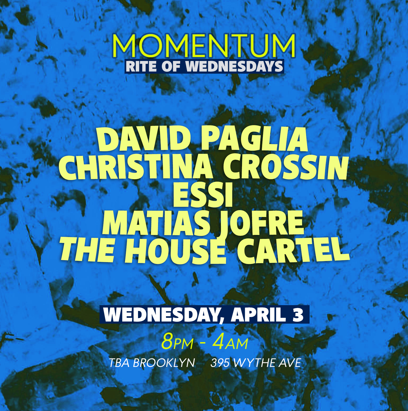 Momentum/Rite of Wednesdays - Página frontal