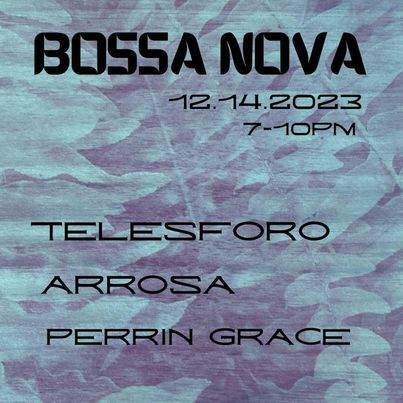 Bossa with Arrosa and Telesforo - フライヤー表
