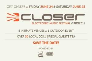Closer Music Festival 2011 - フライヤー表