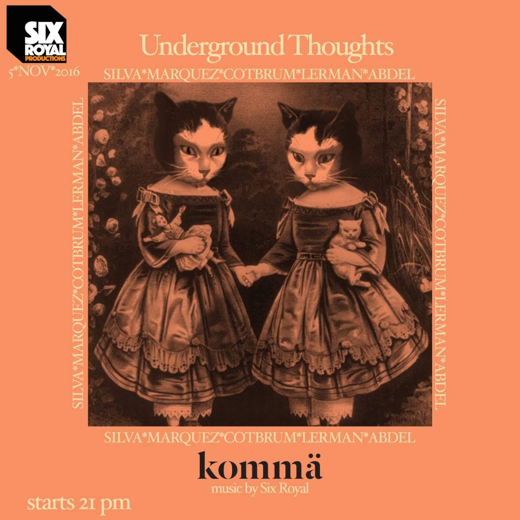 Underground Thoughts - フライヤー表