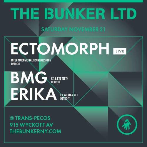 The Bunker LTD with Ectomorph Live, Erika & BMG - Página trasera