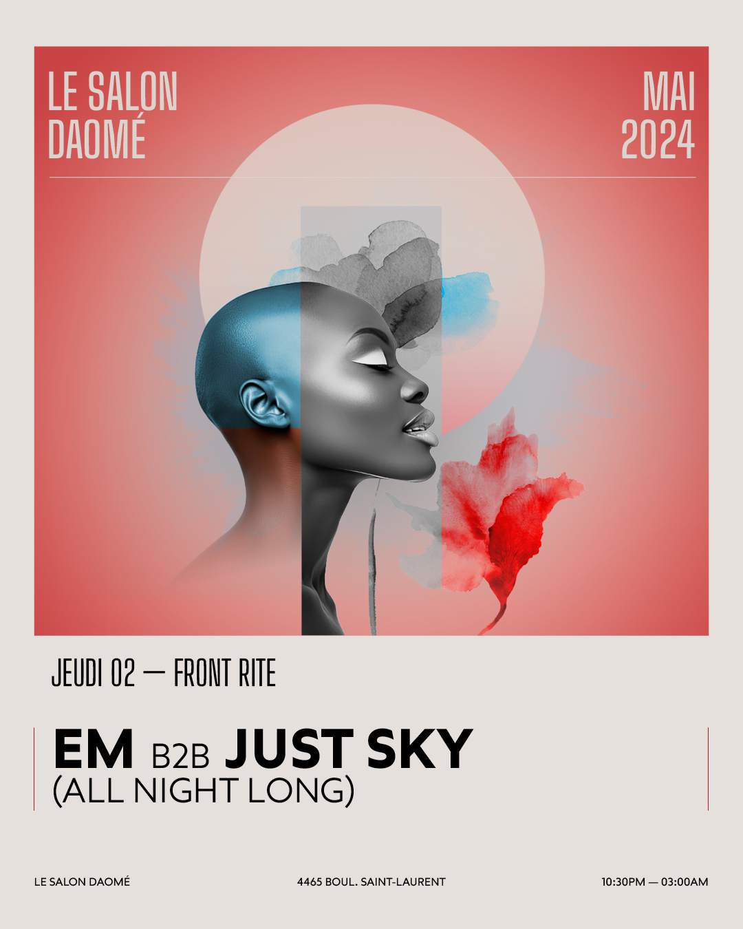 Front Rite presents: Just Sky B2B EM - Página frontal