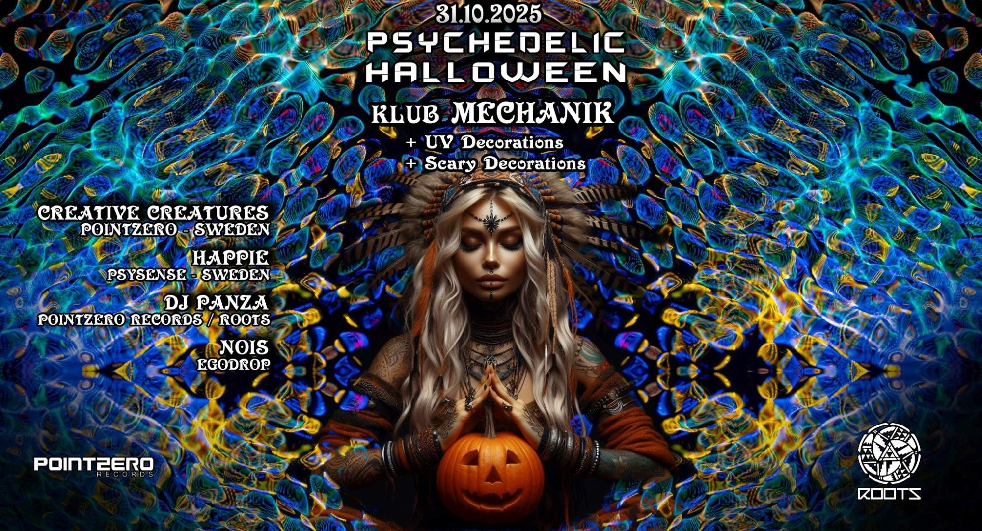 PSYCHEDELIC HALLOWEEN RAVE at Klub Mechanik, Warsaw
